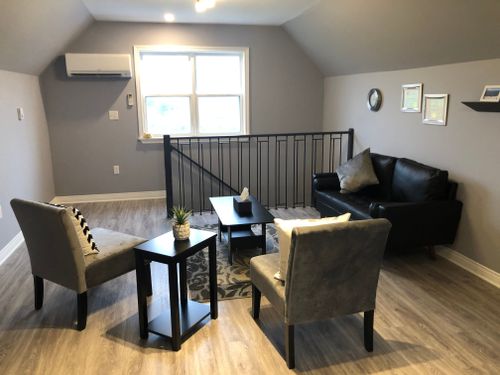 Counselling office seating space